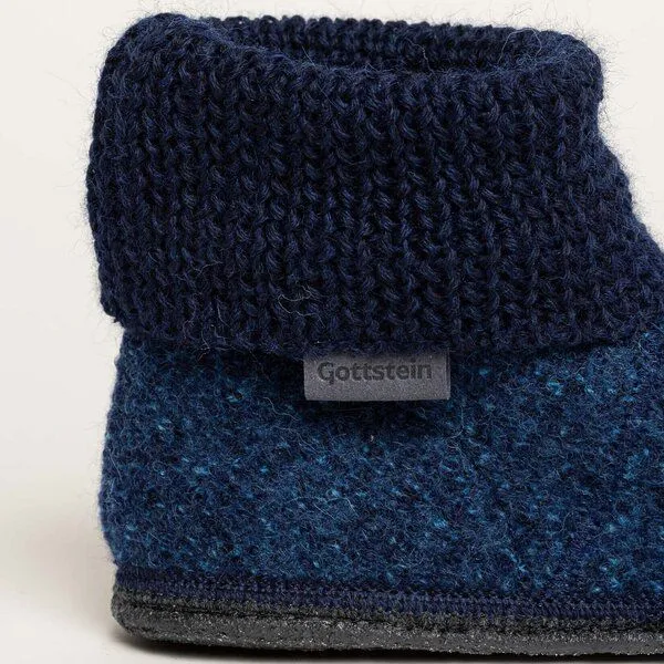 Gottstein Gottstein Hüttenschuhe Wool Venture High, Blau, – Produktbild 3 von 4