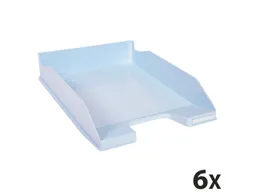 Exacompta 6 Exacompta Briefablagen Combo Midi "Aquarel", DIN A4+, 500 Blatt, pastellblau – Produktbild 1 von 1