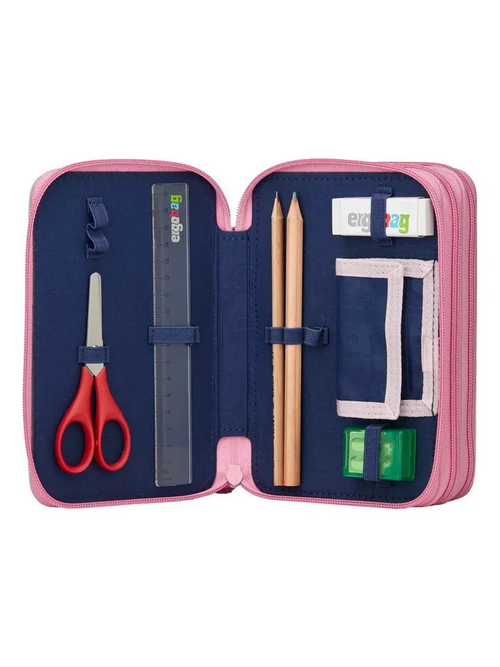 Ergobag Ergobag Federmäppchen Maxi Mäppchen, (1-tlg), mit Stiften befüllt, Rosa, – Produktbild 6 von 6