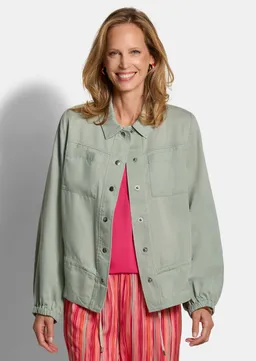 Leichte Jacke aus kühlem Lyocell - salbei - Gr. 52 von Goldner Fashion – Produktbild 1 von 1