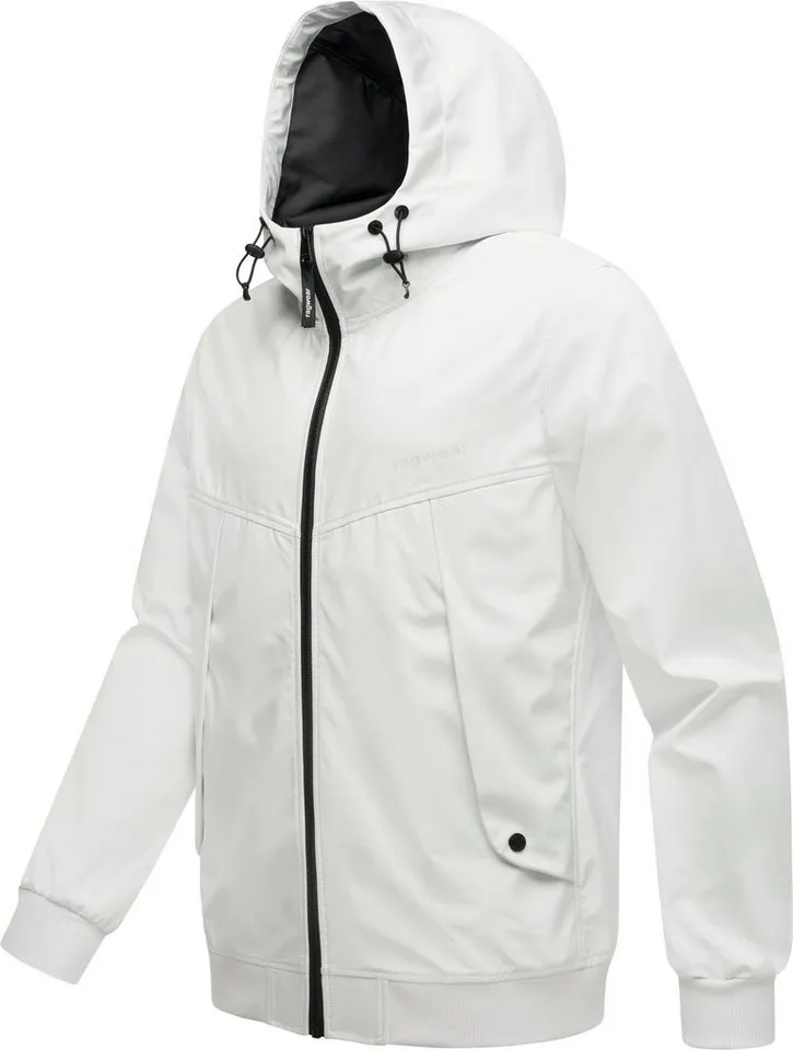 ragwear ragwear Outdoorjacke Tyller Bonded Wasserdichte und atmungsaktive Übergangsjacke, Weiß, – Produktbild 3 von 4