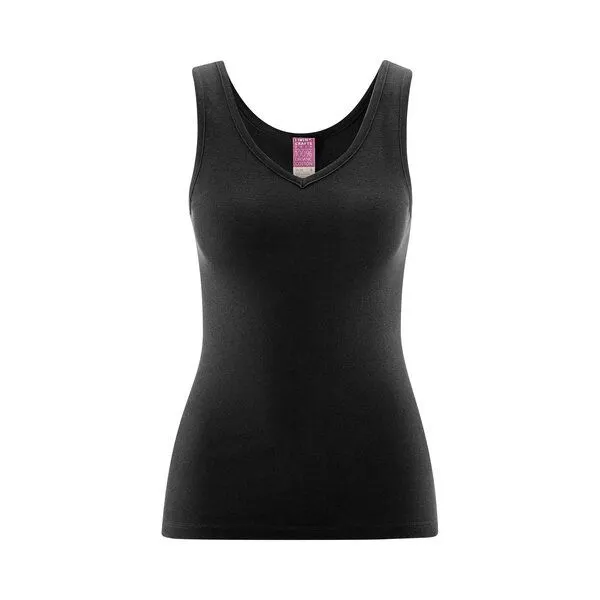 Living Crafts Living Crafts V-Neck-Trägertop - JANINE, Black, – Produktbild 4 von 4