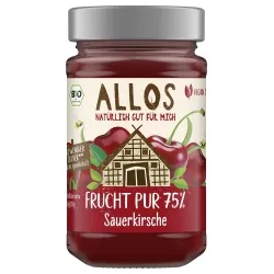 Allos Allos Sauerkirsch-Fruchtaufstrich Frucht Pur – Produktbild 1 von 1