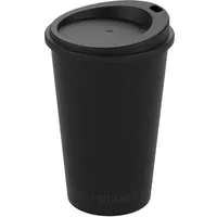REuse REuse Kaffeebecher take away – Heißgetränke to go, Schlichtes schwarz, – Produktbild 1 von 1