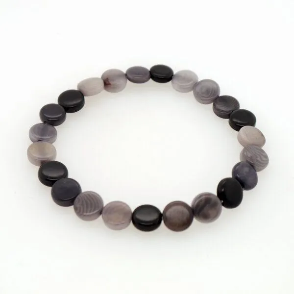Mekhada Mekhada Tagua Armband DULCES, Grau, – Produktbild 1 von 2