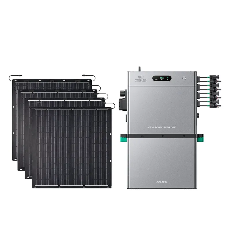 Zendure Deutschland Zendure SolarFlow 2400 Pro | 2400W Bi-direktionaler Balkonkraftwerk-Speicher, SolarFlow 2400 Pro (2.4 kWh) / 1*AB3000L (2.88 kWh) / 4*230W Flexible (920Wp) – Produktbild 1 von 1