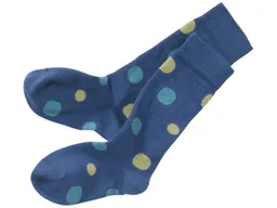 grödo Kinder Kniestrümpfe blau-gepunktet Gr.1-2 – Produktbild 1 von 1