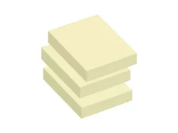 Info Info Haftnotizen "Powernotes" 3 x 100 Blatt, 50 x 40 mm, gelb – Produktbild 1 von 1