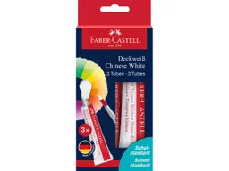 Faber-Castell Faber-Castell Deckweiß, 3er Pack, 7,5 ml Tube – Produktbild 1 von 1
