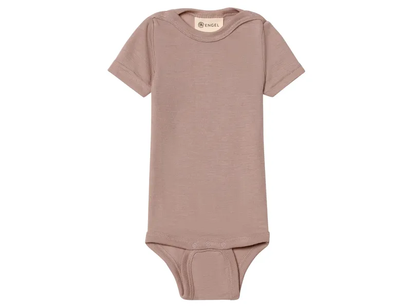 Engel natur Engel Natur Baby Body kurzarm dustyrose Gr. 86/92, Rosa, – Produktbild 1 von 1