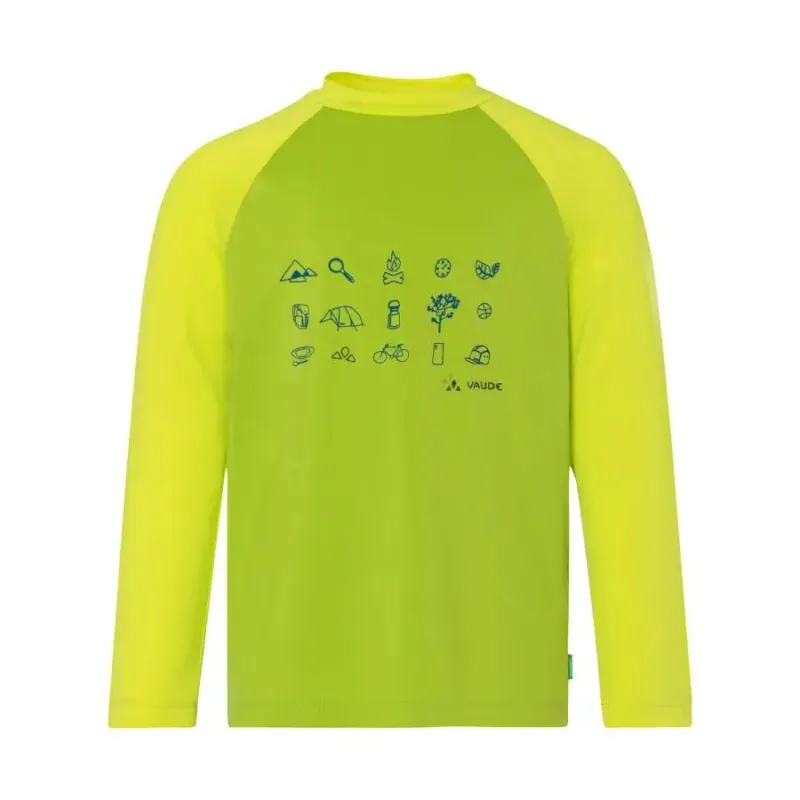 Vaude Langarmtrikot für Kinder VAUDE Solaro III, Vert, – Produktbild 1 von 1