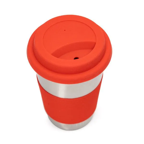 eTHikǝ eTHikǝ Edelstahl Kaffeetasse, Rot, – Produktbild 2 von 4