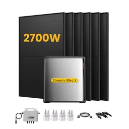 EcoFlow EcoFlow Stream Ultra X Solaranlage mit Speicher, inkl. 6 x 450W Bifazialen Solarmodulen, by Powerness (deal) - Stream Ultra X | 3840Wh / 4 x Smart Plug / Selbstabholung – Produktbild 1 von 1