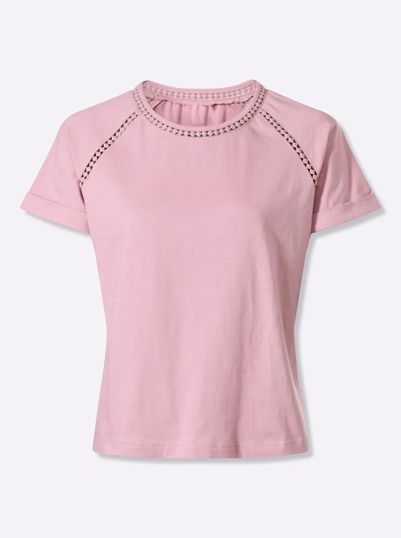 Witt Rundhalsshirt mauve, Mauve, – Produktbild 1 von 2