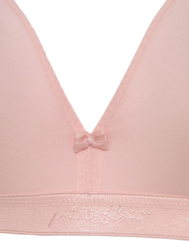 petite fleur by Lascana Bralette-BH, 2xweiß+1xrosa, – Produktbild 1 von 3