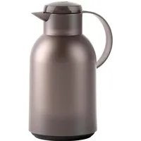 EMSA EMSA Isolierkanne "SAMBA" Quick Press, 1,5 l, transluzent/taupe – Produktbild 1 von 1