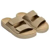 Veja Veja Damen-Sandalen Etna Suede Taupe Almond – Produktbild 1 von 4