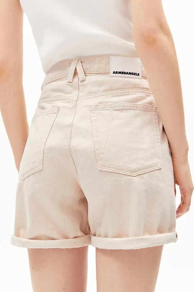 ARMEDANGELS ARMEDANGELS Damen vegan Shorts Sheaari Ungefärbt Beige, Beige, – Produktbild 2 von 2