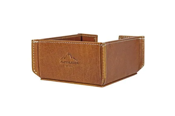 Alpenleder Alpenleder Notizzettelspender PACKERL, Cognac, – Produktbild 2 von 4