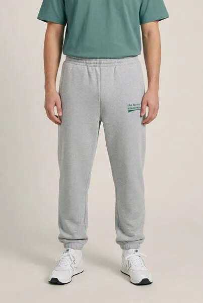 THE FACE OF ELEMENTS THE FACE OF ELEMENTS Statement - Relaxed Fit Sweatpant aus 100% Bio-Baumwolle, Heather grey (grau), – Produktbild 2 von 4