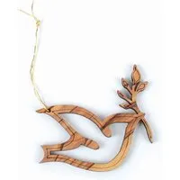 El Puente El Puente Deko-Anhänger "Taube" | Fair Trade & Handmade aus Palästina, Mehrfarbig, – Produktbild 1 von 1