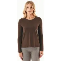 ORGANICATION ORGANICATION Langarmshirt aus LENZING ECOVERO, Braun(chestnut), – Produktbild 1 von 1