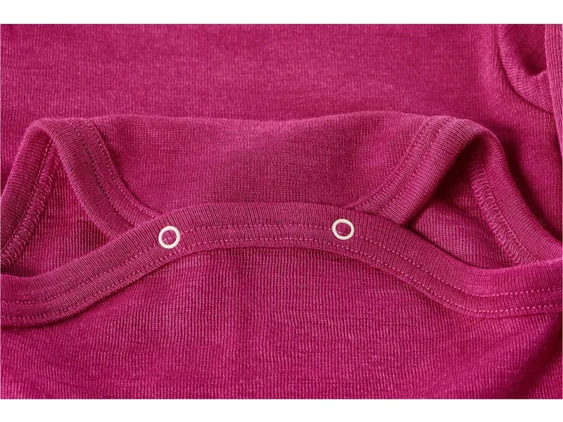 Cosilana Cosilana Baby Body Langarm Wolle Seide pink Gr. 98/104, Pink, – Produktbild 2 von 2