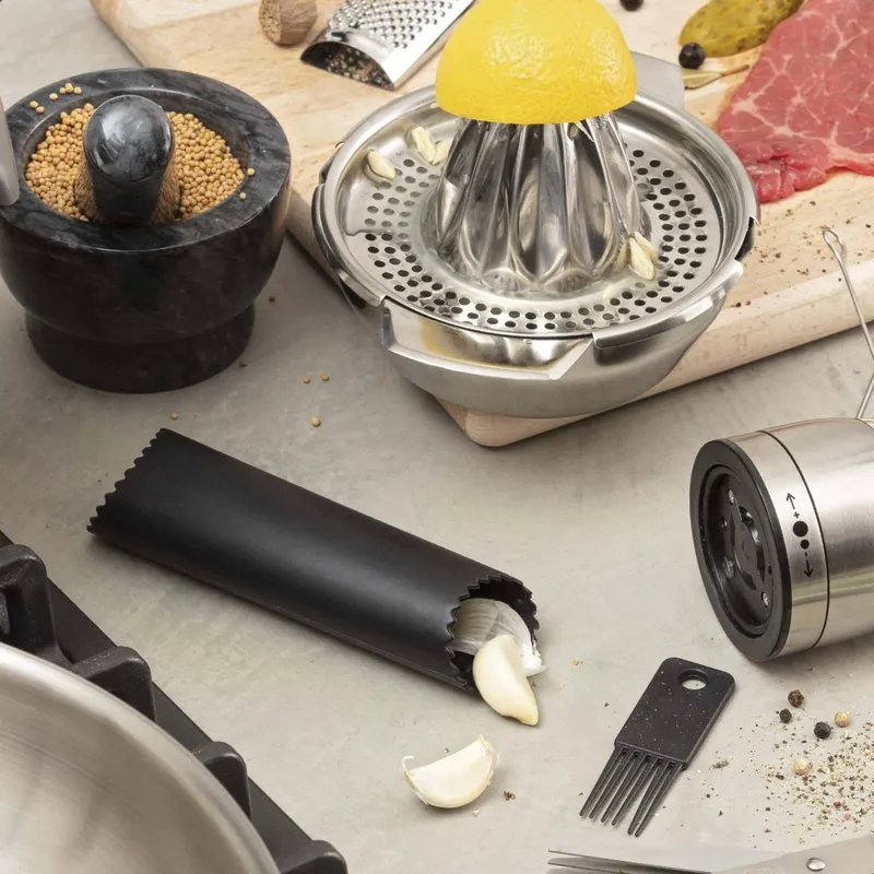 Chefkoch trifft Fackelmann Chefkoch trifft Fackelmann Knoblauchschäler, Silikon – Produktbild 3 von 3