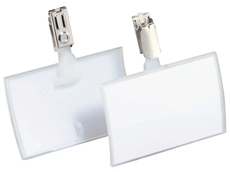 Durable Durable Namensschilder "CLICK FOLD" aus PP mit Clip 54 x 90 mm, 25 Stk. – Produktbild 1 von 1