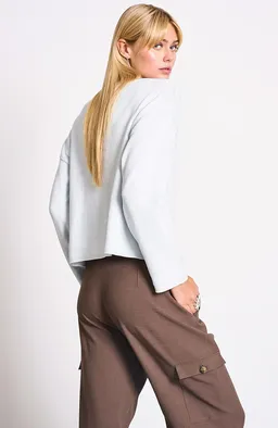 JAN N JUNE JAN 'N JUNE Damen vegan Pullover Williamsburg Hellblau – Produktbild 1 von 1
