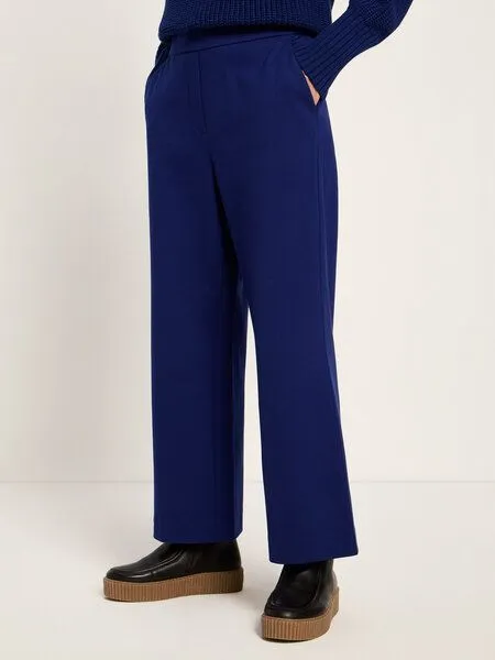 LANIUS LANIUS Culotte aus Bio-Baumwolle und Bio-Schurwolle, Purple blue, – Produktbild 3 von 4