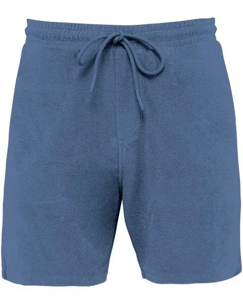 YTWOO YTWOO Terry Towel Herrenshorts aus Bio-Baumwolle/recyceltem PET | Made in Portugal, Meer blau, – Produktbild 1 von 3