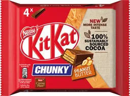 KitKat KitKat Chunky Peanut Butter, 4er Packung, 168g – Produktbild 1 von 1
