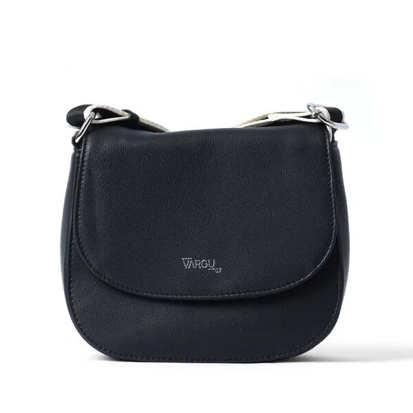 Vargu Vargu Leder-Umhängetasche Levina 1, Black, – Produktbild 1 von 4