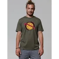 watapparel watapparel T-Shirt Unisex Pizza Planet, Khaki, – Produktbild 1 von 1