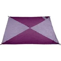 Ticket to the Moon Ticket to the Moon faltbares Strandtuch "Travel Blanket" aus schnelltrocknender Fallschirmseide, Pflaume/lavendel, – Produktbild 1 von 1
