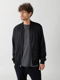 Yahmo Yahmo Herren vegan Jacke Bomber Reversible Laslo Artdeco/Schwarz – Produktbild 1 von 1