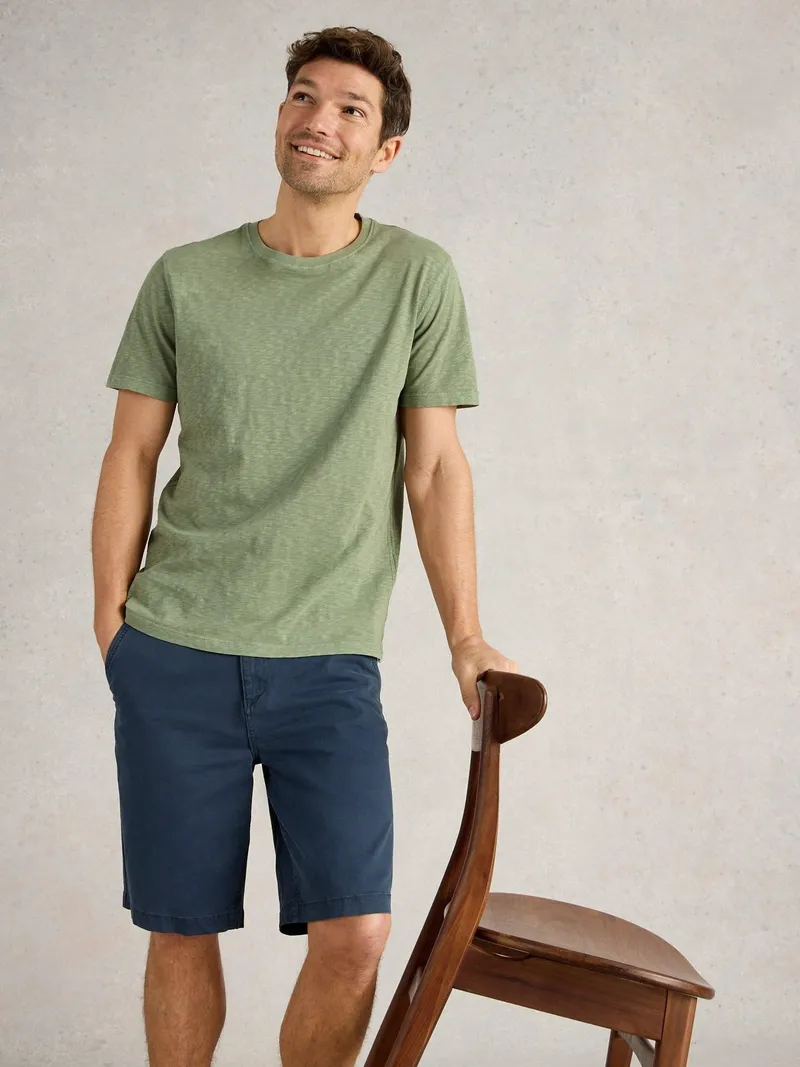 White Stuff T-Shirt Abersoch - M, Staubgrün, – Produktbild 1 von 4