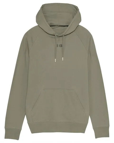 Human Family Human Family Bio Herren Hoodie "Reaper - Be kind", Light-khaki, – Produktbild 1 von 3