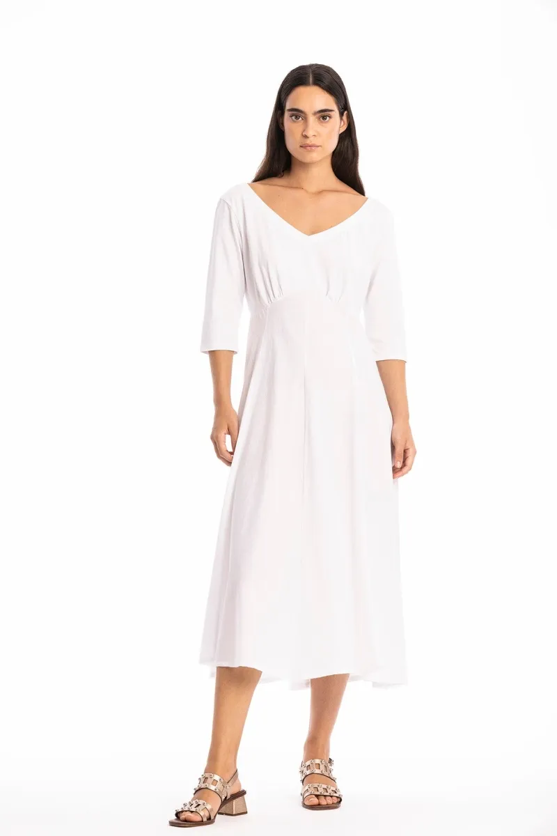 RAVENS VIEW IBIZA RAVENS VIEW IBIZA Damen vegan Kleid Lima Ls Weiß, Weiß, – Produktbild 2 von 2