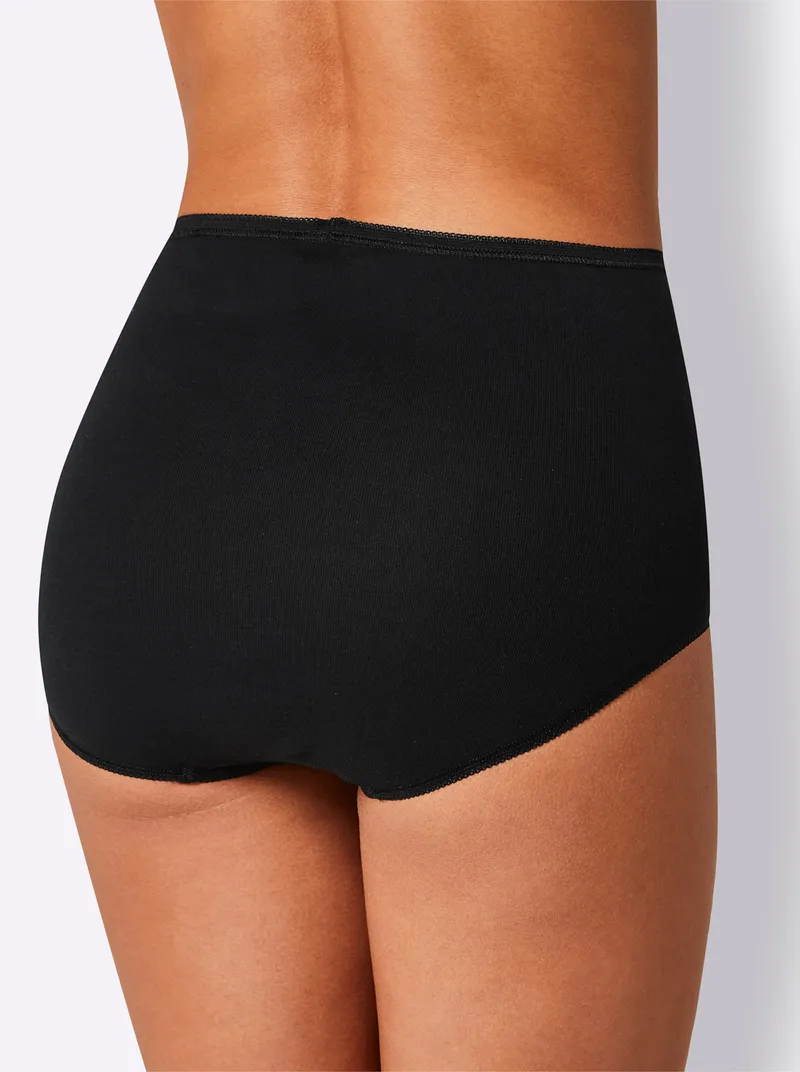 Schiesser Taillenslip schwarz, Schwarz, – Produktbild 2 von 2