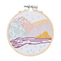 Rico Design Rico Design Stickpackung Mini Kit Landschaft Bild Ø 10cm – Produktbild 1 von 1