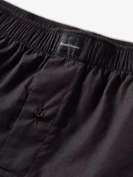 Bread & Boxers Bread & Boxers 2er Pack Boxershorts aus Bio-Baumwolle, Schwarz, – Produktbild 1 von 6