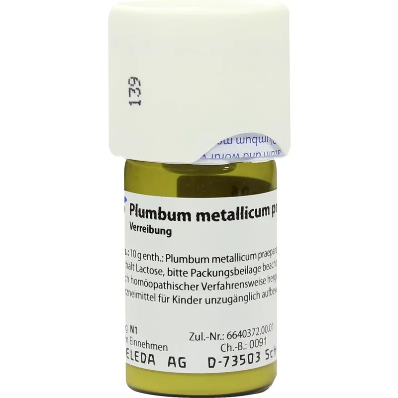 Weleda WELEDA PLUMBUM METALLICUM praep. D 6 Trituration 20 g Trituration – Produktbild 1 von 1