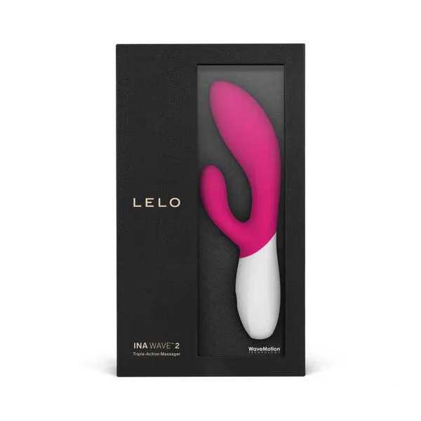 LELO G-Punkt- und Klitorisvibrator (Rabbit-Vibrator) - LELO INA Wave 2, Rosa, – Produktbild 2 von 4
