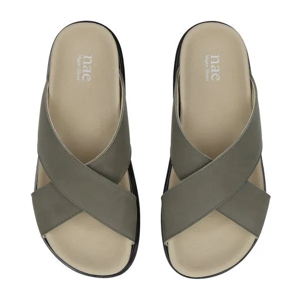Nae Vegan Shoes Nae Vegan Shoes NAE | Davu Vegane Sandalen - Frech und stilvoll, Grün, – Produktbild 3 von 4