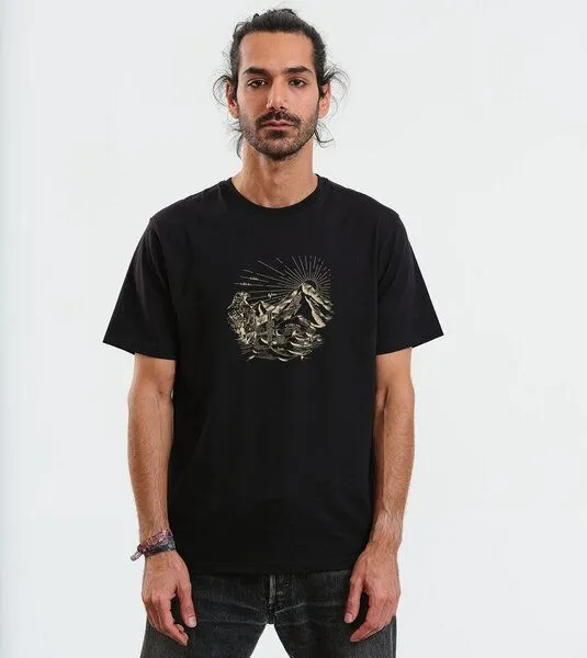 Gary Mash GARY MASH T-Shirt Freedom aus Biobaumwolle, Schwarz, – Produktbild 4 von 4