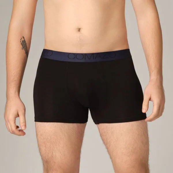 comazo|earth comazo|earth Fairtrade Single Jersey Pants | GOTS zertifiziert, Schwarz, – Produktbild 1 von 4