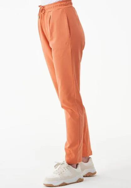 ORGANICATION ORGANICATION Leichte Sweathose aus Bio-Baumwolle, Dusty orange, – Produktbild 4 von 4