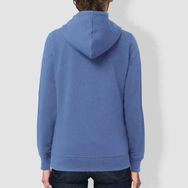 little kiwi Damen Hoodie little kiwi, Blue, – Produktbild 4 von 5